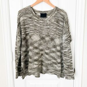 Harlowe & Graham Grey Green Sweater Size Medium